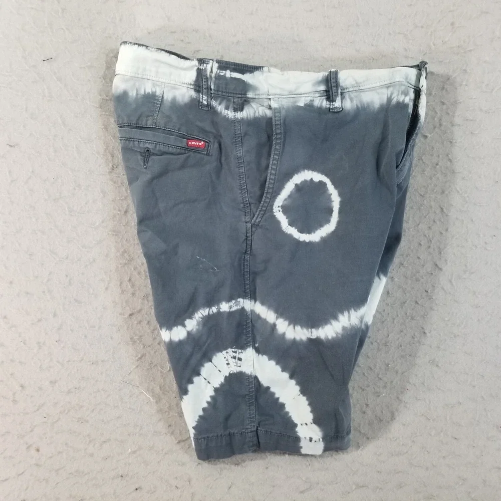 Levi's‎ XX Chino shorts men's 32x9.5 gray tie dye Flex stretch retro